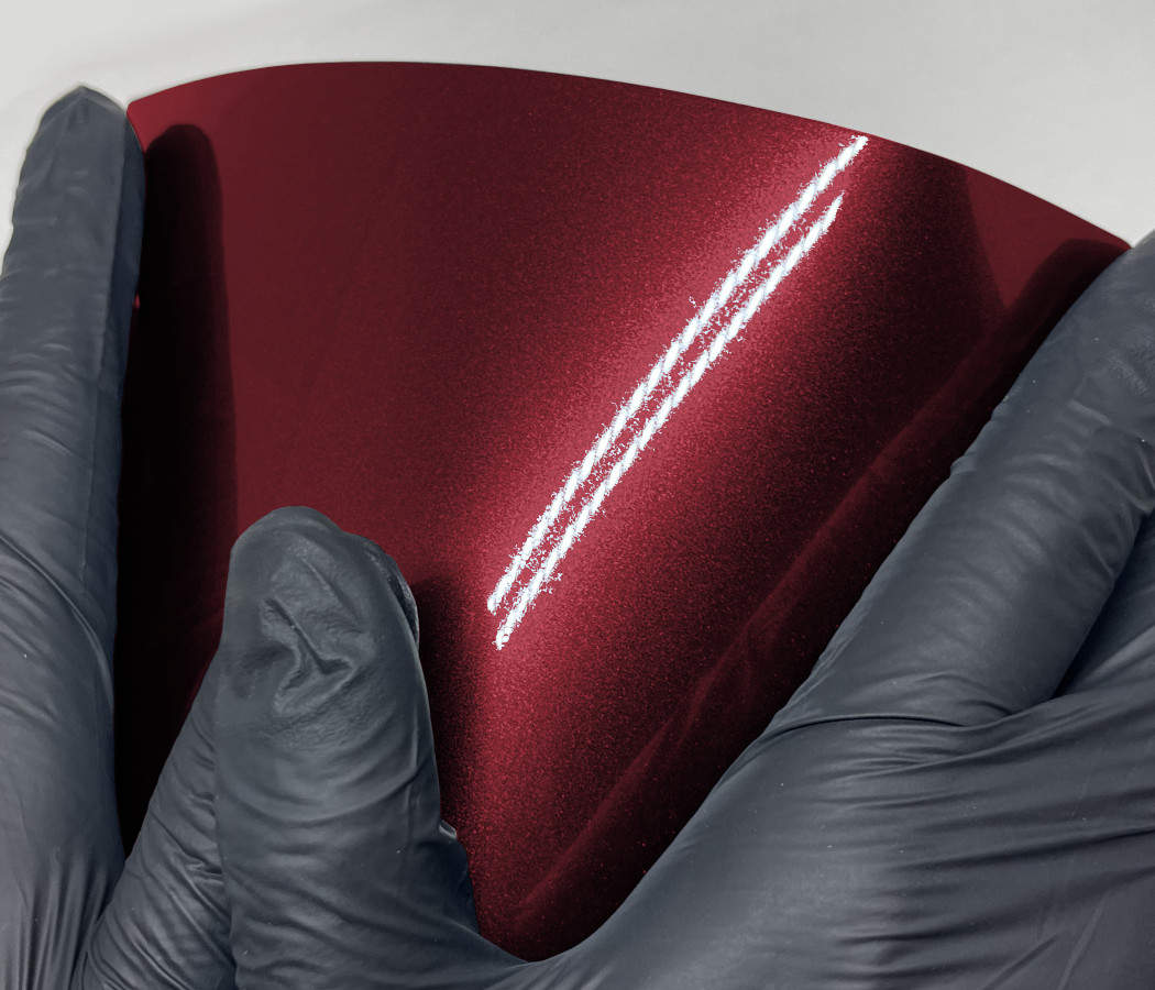 WunderVinyl SG+ Metallic Dark Red wrapping film