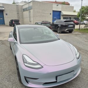 WunderVinyl Super Gloss+ Candy Flip Grey to Purple LT wrapping film