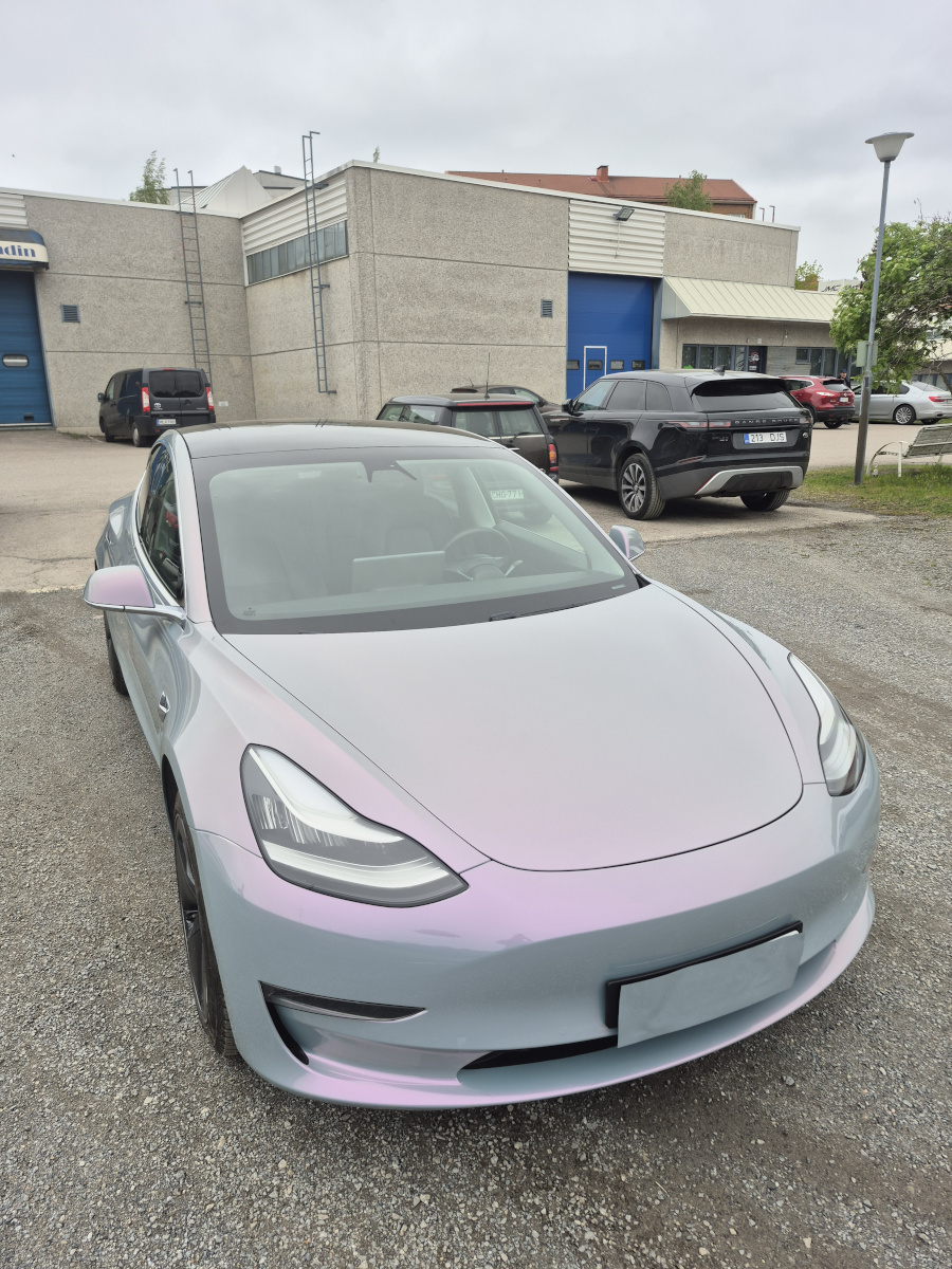 WunderVinyl Super Gloss+ Candy Flip Grey to Purple LT wrapping film