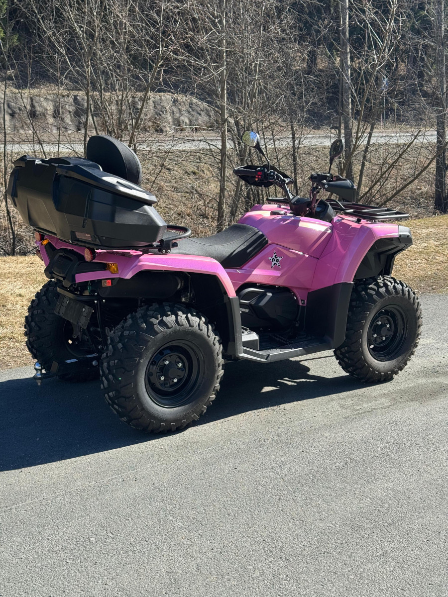 WunderVinyl SG+ Laser Pompadour Pink LT — ATV Wrap