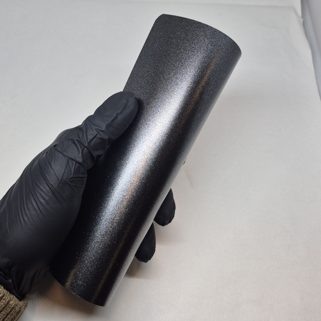 WunderVinyl Super Satin Sparkling Black wrapping film