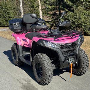 WunderVinyl SG+ Laser Pompadour Pink LT ATV Wrap