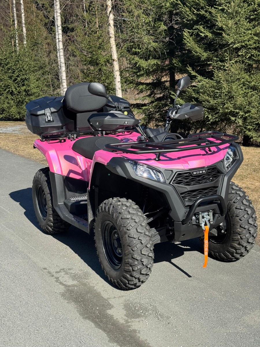 WunderVinyl SG+ Laser Pompadour Pink LT ATV Wrap